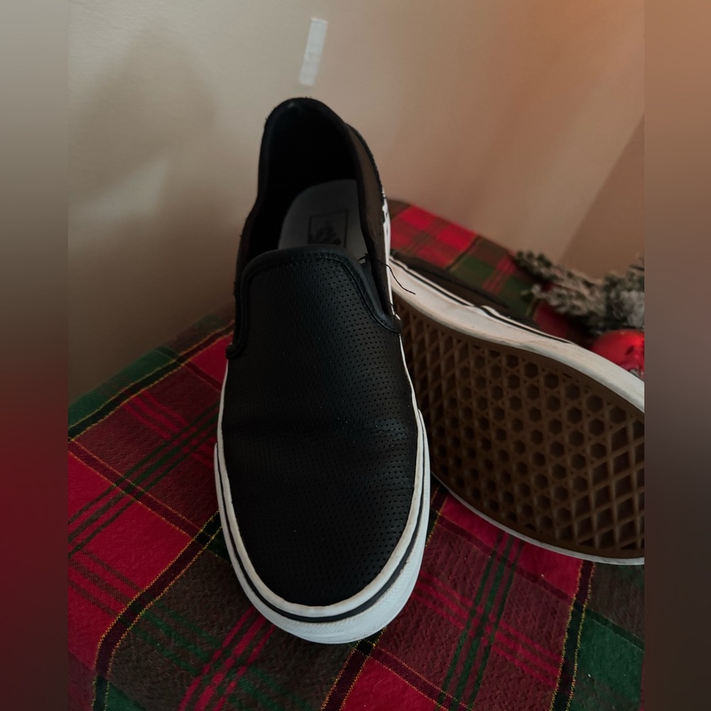 Vans Black Slip-On Sneakers